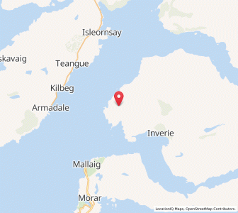 Map of Airor, ScotlandScotland