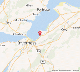 Map of Allanfearn, ScotlandScotland