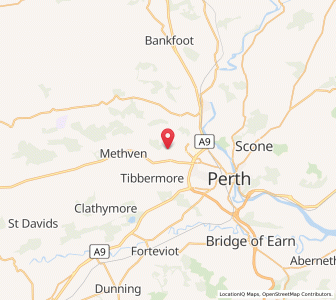 Map of Almondbank, ScotlandScotland