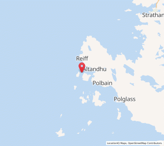 Map of Altandhu, ScotlandScotland