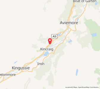 Map of Alvie, ScotlandScotland