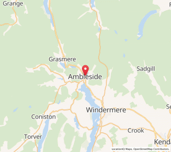 Map of Ambleside, EnglandEngland