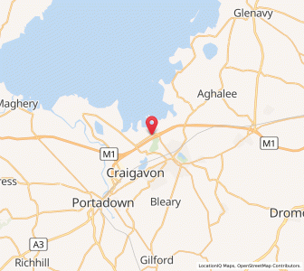 Map of Annaloist, Northern IrelandNorthern Ireland