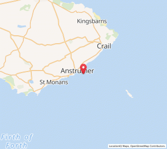 Map of Anstruther Easter, ScotlandScotland