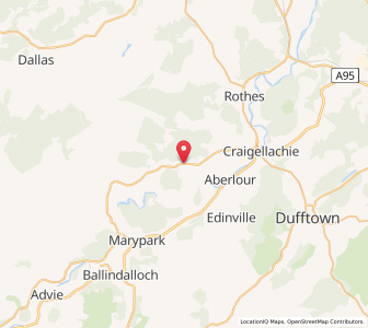 Map of Archiestown, ScotlandScotland