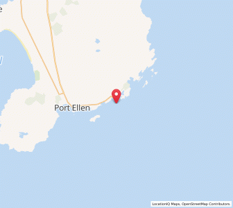 Map of Ardbeg, ScotlandScotland