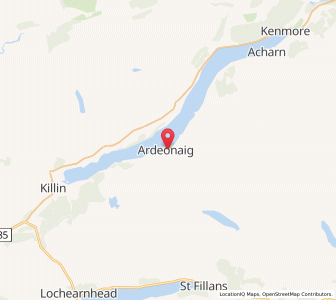 Map of Ardeonaig, ScotlandScotland