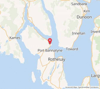 Map of Ardmaleish, ScotlandScotland