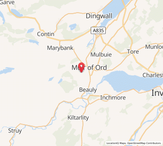 Map of Ardnagrask, ScotlandScotland