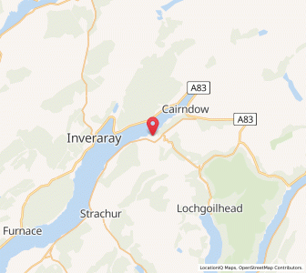 Map of Ardno, ScotlandScotland