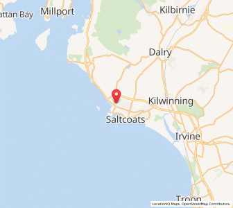 Map of Ardrossan, ScotlandScotland