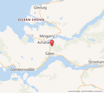 Map of Ardshealach, ScotlandScotland