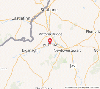 Map of Ardstraw, Northern IrelandNorthern Ireland