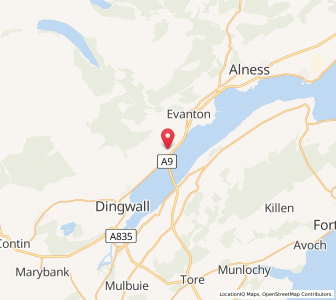 Map of Ardullie, ScotlandScotland