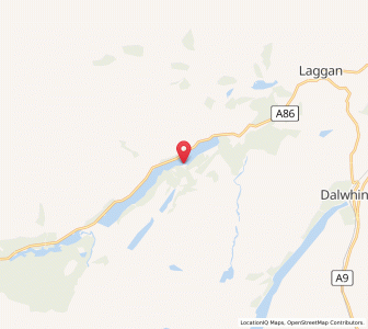 Map of Ardverikie, ScotlandScotland