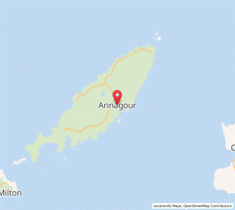Map of Arinagour, ScotlandScotland