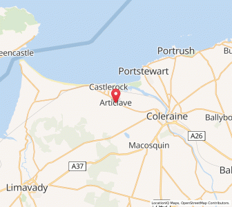 Map of Articlave, Northern IrelandNorthern Ireland