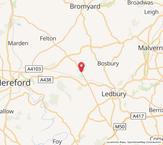 Map of Ashperton, EnglandEngland