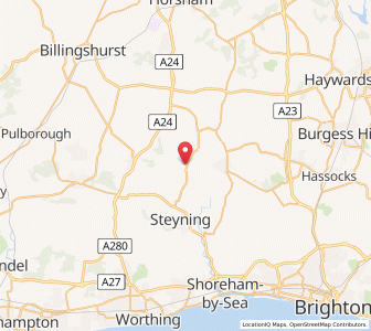 Map of Ashurst, EnglandEngland