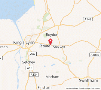 Map of Ashwicken, EnglandEngland