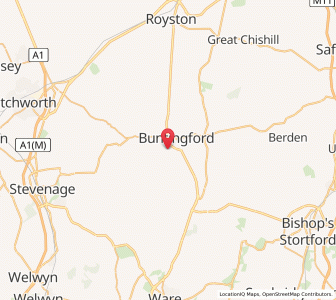 Map of Aspenden, EnglandEngland