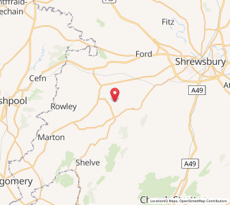 Map of Asterley, EnglandEngland