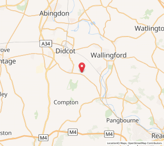 Map of Aston Tirroid, EnglandEngland