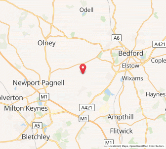 Map of Astwood, EnglandEngland