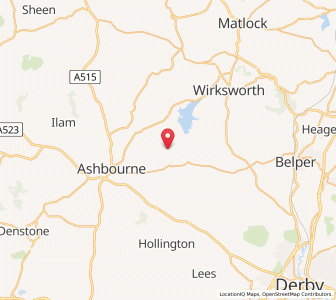 Map of Atlow, EnglandEngland