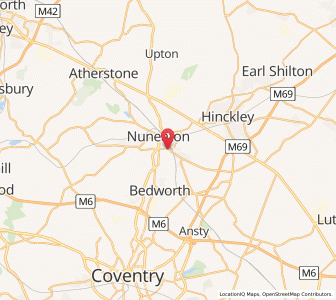 Map of Attleborough, EnglandEngland