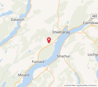 Map of Auchnangoul, ScotlandScotland