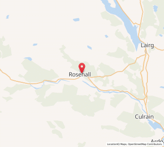 Map of Auchness, ScotlandScotland