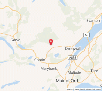 Map of Auchterneed, ScotlandScotland