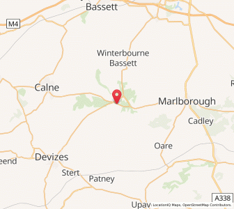 Map of Avebury, EnglandEngland