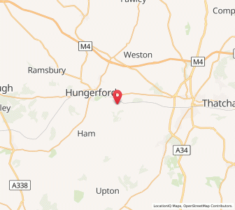 Map of Avington, EnglandEngland