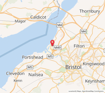 Map of Avonmouth, EnglandEngland