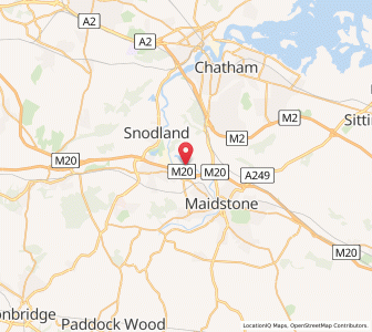 Map of Aylesford, EnglandEngland