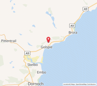 Map of Backies, ScotlandScotland