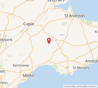 Map of Backmuir of New Gilston, ScotlandScotland