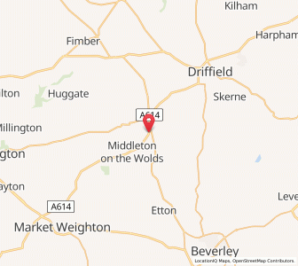 Map of Bainton, EnglandEngland