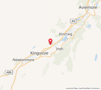 Map of Balavil, ScotlandScotland