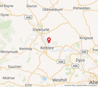 Map of Balbithan, ScotlandScotland