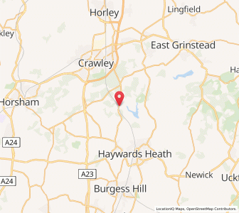 Map of Balcombe, EnglandEngland