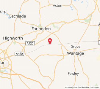 Map of Balking, EnglandEngland