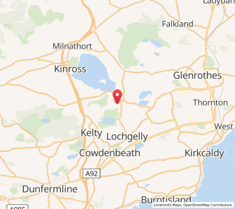 Map of Ballingry, ScotlandScotland