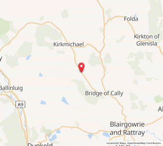 Map of Ballintuim, ScotlandScotland