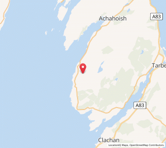 Map of Ballure, ScotlandScotland