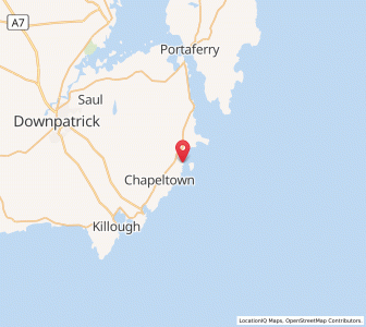 Map of Ballyhornan, Northern IrelandNorthern Ireland