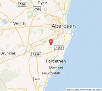 Map of Banchory Devenick, ScotlandScotland