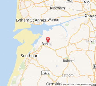 Map of Banks, EnglandEngland